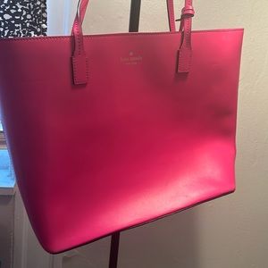 Michael Kors, hot pink shoulder purse with wallet